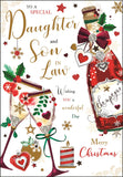 Daughter & Son-in-Law Christmas card - Jonny Javelin Christmas card