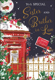 Sister & Brother in Law Christmas card - Jonny Javelin Christmas card