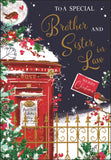 Brother & Sister-in-Law Christmas card - Jonny Javelin Christmas card