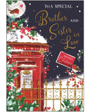 Brother & Sister-in-Law Christmas card - Jonny Javelin Christmas card