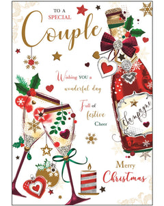 Special Couple Christmas card - Jonny Javelin Christmas card