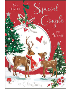 Special Couple Christmas card - Jonny Javelin Christmas card
