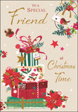 Special Friend Christmas card - Jonny Javelin Christmas card