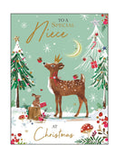 Niece Christmas card - Jonny Javelin Christmas card