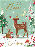 Niece Christmas card - Jonny Javelin Christmas card