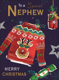 Nephew Christmas card - Jonny Javelin Christmas card