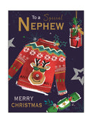 Nephew Christmas card - Jonny Javelin Christmas card