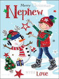 Nephew - Jonny Javelin Christmas card