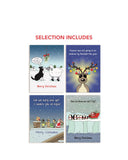 Twizzler Humour - Box of 8 Christmas cards