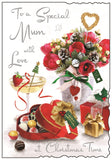 Mum Christmas card - Jonny Javelin Christmas card