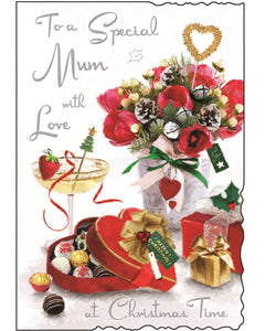Mum Christmas card - Jonny Javelin Christmas card