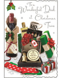 Dad Christmas card - Jonny Javelin Christmas card