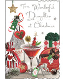 Daughter Christmas card - Jonny Javelin Christmas card