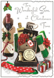 Son Christmas card - Jonny Javelin Christmas card