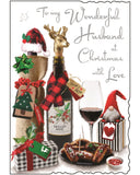 Husband Christmas card - Jonny Javelin Christmas card