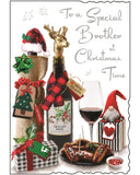 Brother Christmas card - Jonny Javelin Christmas card