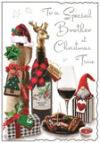 Brother Christmas card - Jonny Javelin Christmas card