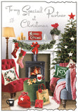 To my Special Partner Christmas card - Jonny Javelin Christmas card