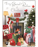 To my Special Partner Christmas card - Jonny Javelin Christmas card