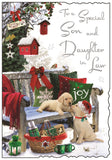 Son & Daughter in Law - Jonny Javelin Christmas card