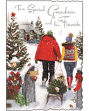 Grandson & Fiancee Christmas card - Jonny Javelin Christmas card