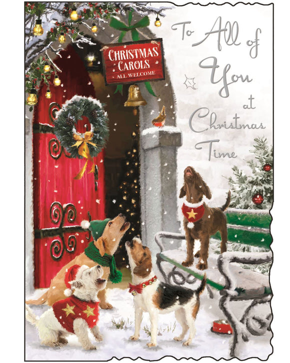 To All of You Christmas card - Jonny Javelin Christmas card