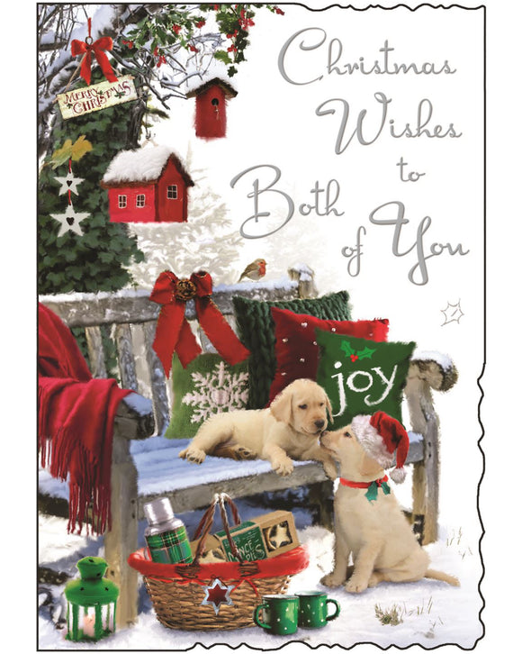 Both of You Christmas card - Jonny Javelin Christmas card