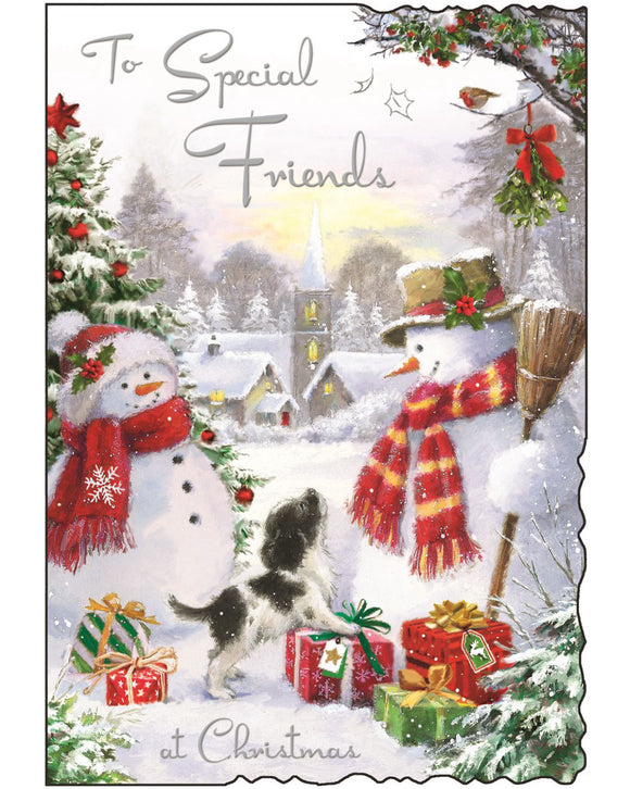 Special Friends Christmas card - Jonny Javelin Christmas card