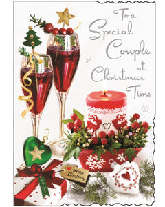 Special Couple Christmas card - Jonny Javelin Christmas card