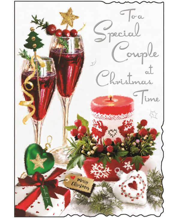 Special Couple Christmas card - Jonny Javelin Christmas card