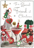 Special Friend Christmas card - Jonny Javelin Christmas card