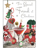 Special Friend Christmas card - Jonny Javelin Christmas card