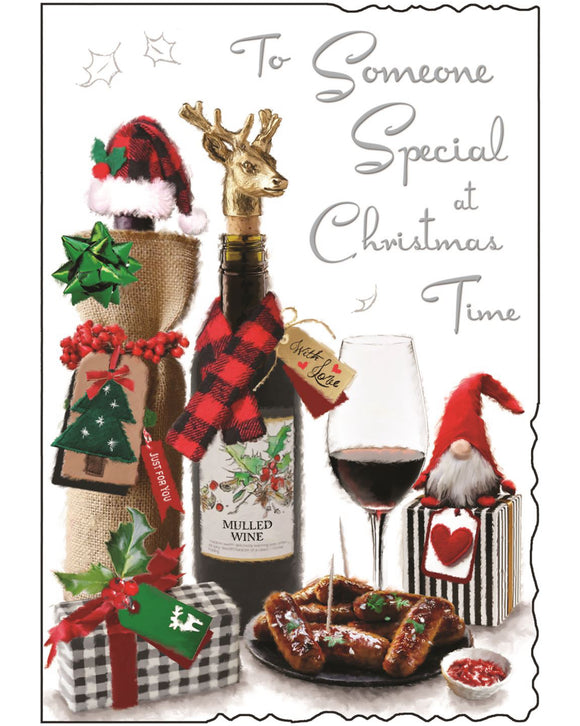 Someone Special Christmas card - Jonny Javelin Christmas card