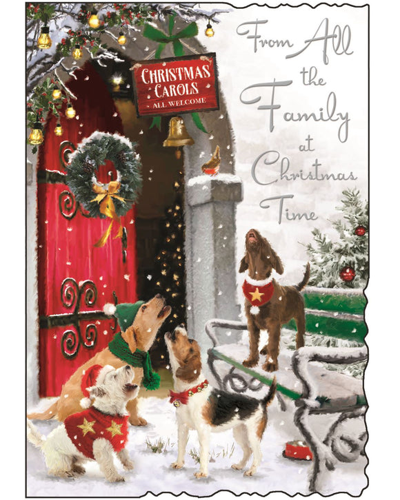 From All the Family at Christmastime- Jonny Javelin Christmas card