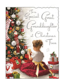 Great Granddaughter Christmas card - Jonny Javelin Christmas card