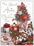 Auntie Christmas card - Jonny Javelin Christmas card