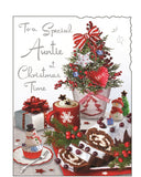 Auntie Christmas card - Jonny Javelin Christmas card