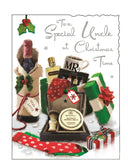 Uncle Christmas card - Jonny Javelin Christmas card