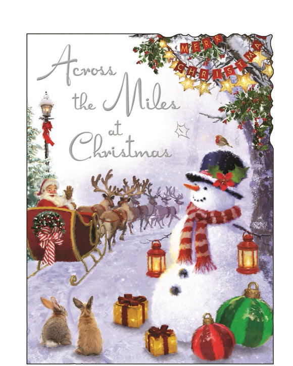 Across the Miles - Jonny Javelin Christmas cards