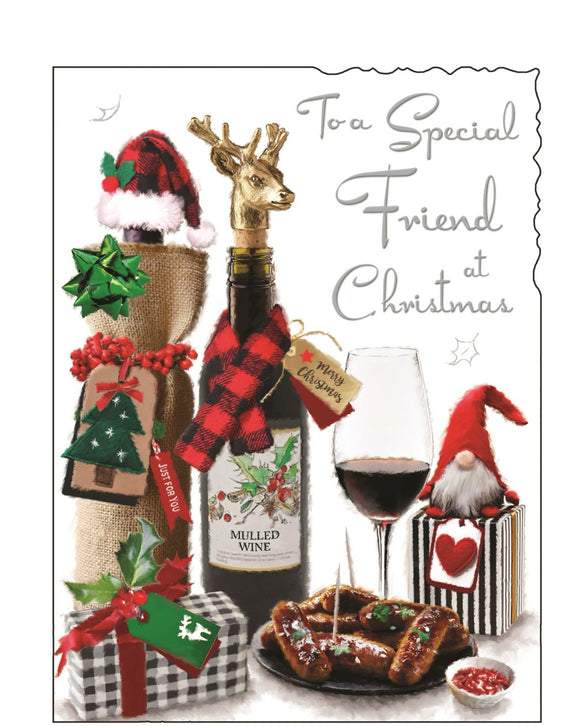 Special Friend - Jonny Javelin Christmas card