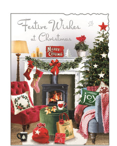 Festive Wishes - Jonny Javelin Christmas card