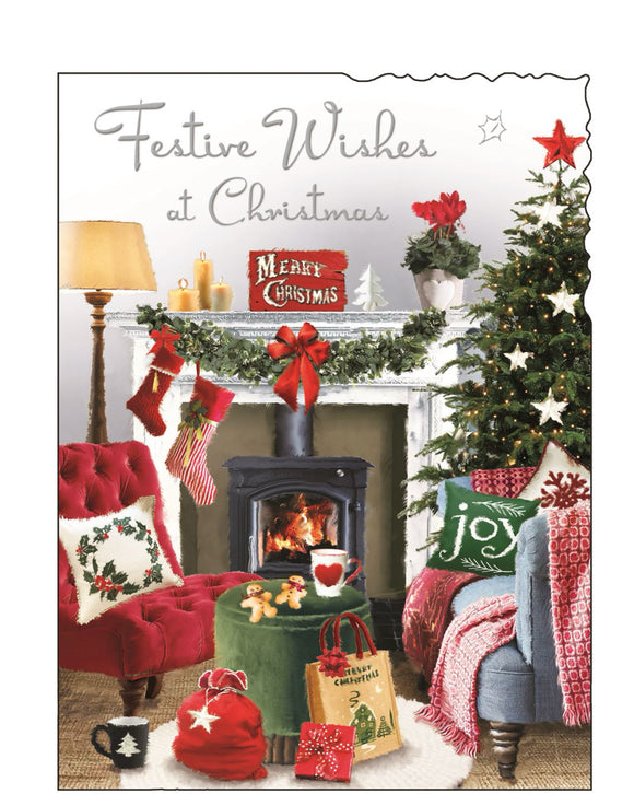Festive Wishes - Jonny Javelin Christmas card