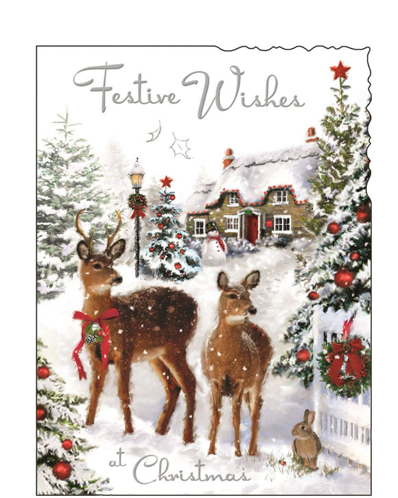 Festive Wishes - Jonny Javelin Christmas card