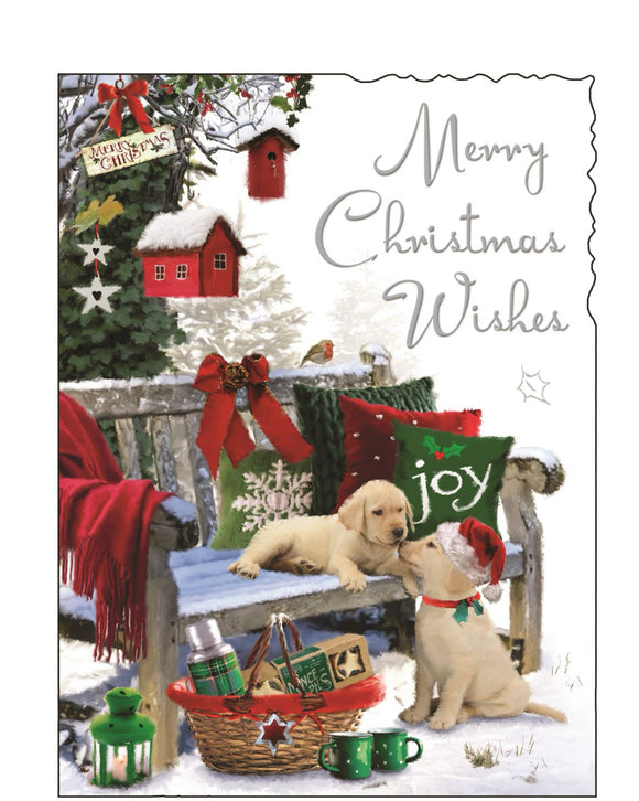Merry Christmas Wishes - Jonny Javelin Christmas card