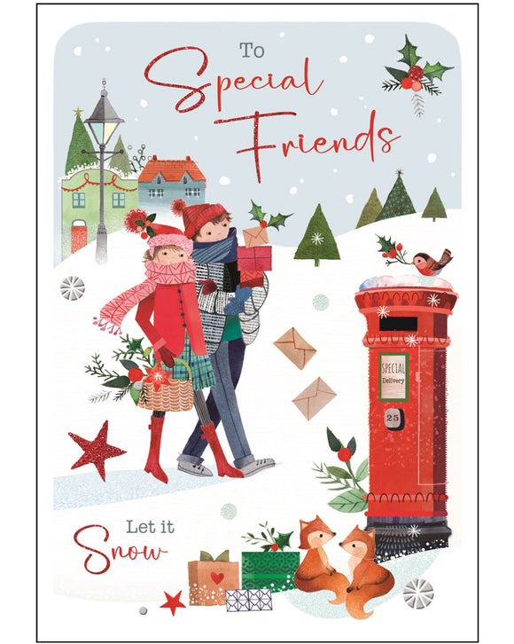Special Friends Christmas card - Jonny Javelin Christmas card