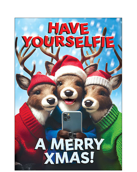 Have yourSELFIE a Merry Xmas! - funny Christmas card