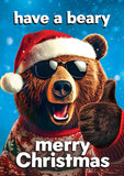 Beary Merry Christmas card