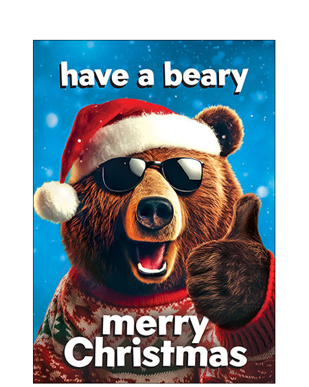 Beary Merry Christmas card