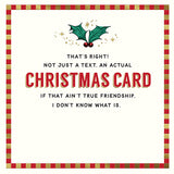 An Actual Christmas card