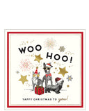 Yappy Christmas - cute dogs Christmas card